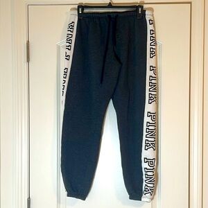 Victoria's Secret Pink Gray Joggers Size Small